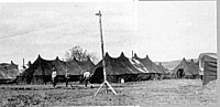 tented hospitals at Ft Warren
